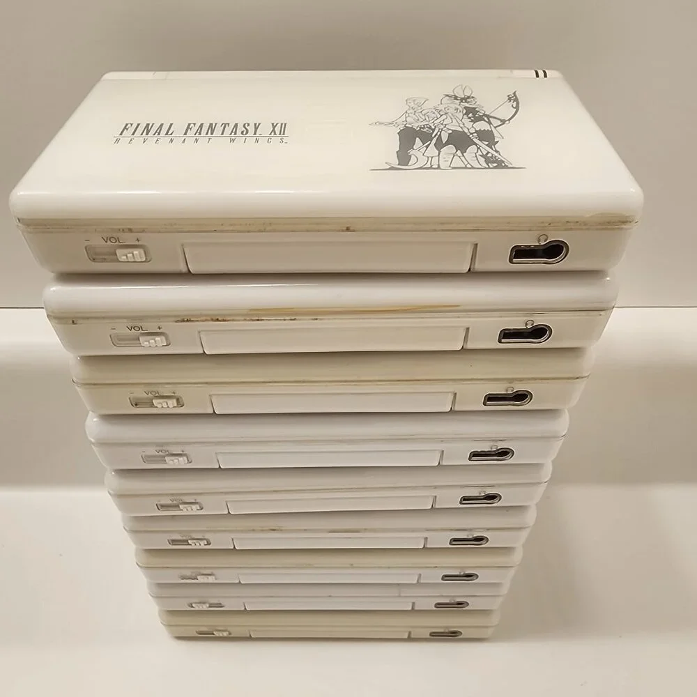 Authentic Nintendo DS Lite Console With Charger Final Fantasy XII Revenant Wings